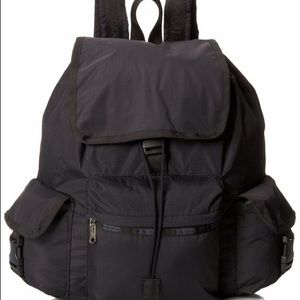 LeSportsac Voyager Black Backpack